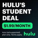 Students: Get Hulu For Just $1.99/Month