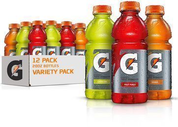 Gatorade 20oz Sports Drink Variety Pack, 12 Count