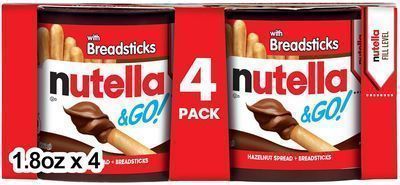 Nutella & GO! Snack Cups 4 Pack