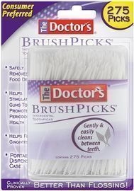 275 Count of The Doctor's BrushPicks Interdental Toothpicks