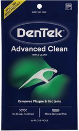 DenTek Triple Clean Floss Picks, 90ct