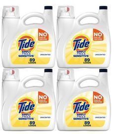 Tide Simply Liquid Laundry Detergent, Free & Sensitive, 117 oz