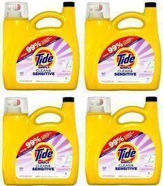 Tide Simply Clean & Sensitive Laundry Detergent, Cool Cotton Scent, 89 loads, 117 fl. oz.