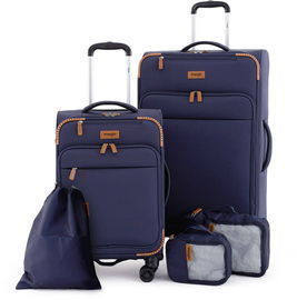 Wrangler 5pc Soft-side Spinner Travel Luggage Set