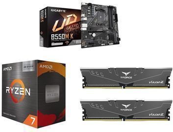 Ryzen 7 5700X3D CPU & Gigabyte B550M Motherboard & 16GB Team DDR4 RAM