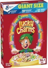 26.1 Oz Box of Lucky Charms Gluten Free Cereal with Marshmallows