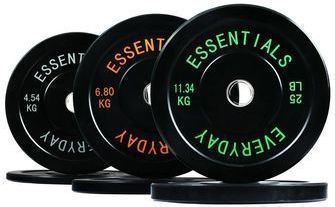 BalanceFrom Black Bumper Plate Set