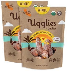 2 Pack Ugglies by Joolies Organic Whole Medjool Dates