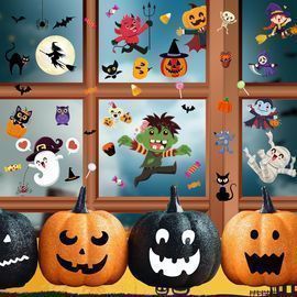 Halloween Window Cling Decorations