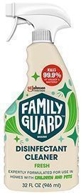 32 Oz Spray Bottle of Family Guard Brand Disinfectant