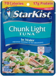 StarKist Chunk Light Tuna in Water, 2.6oz Pouch