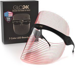 GLO24K 7 Color LED Face Beauty Mask