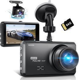 Miden Front and Rear Dash Cam