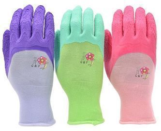 3 Pack of Micro Foam Texture Grip Gardening Gloves