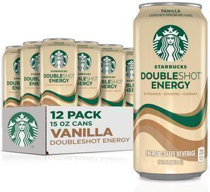 12 Pack of Starbucks Doubleshot Energy Drink Iced Coffee Beverage