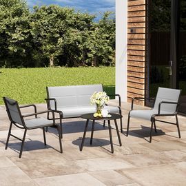 East Oak 4 Seats Outdoor Furniture Set