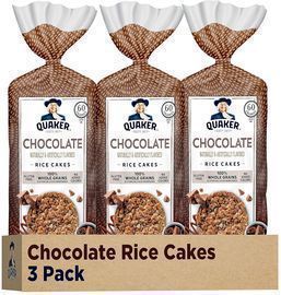 3 Pack Quaker Large Chocolate Rice Cakes