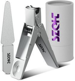 Heavy Duty Stainless Steel Toenail Clippers & Nail File for Thick Nails