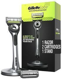 Gillette Labs Mens Razor with Exfoliating Bar Shaving Kit