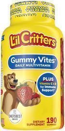 190 Lil Critters Gummy Vites Daily Multivitamin for Kids