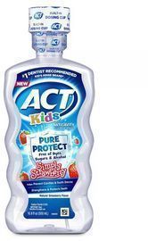 ACT Kids' Pure Protect Strawberry Anticavity Fluoride Mouthwash