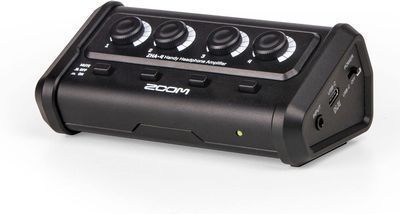 Zoom ZHA-4 Handy 4 Channel Battery-Powered Headphone Amplifier