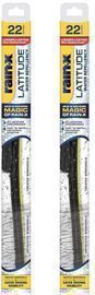 2 Pack of Rain-X 810165 Latitude 2-In-1 Water Repellent Wiper Blades, 22"