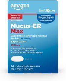 Amazon Basic Care 1200mg Mucus-ER Max