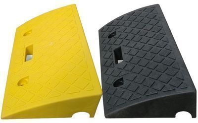 Pair of Pyle Pro Rubber Curb Ramp