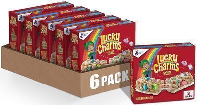 6 Boxes of Lucky Charms Marshmallow Treat Bars