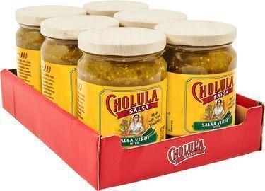 6 Jars of Cholula Mild Heat Salsa Verde