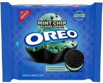 OREO Mint Chip Chocolate Sandwich Cookies, 10.68oz