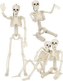 4 Pack 16" Halloween Skeleton Decorations