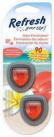 Refresh Your Car Air Freshener, Odor Eliminator, Hawaiian Sunrise, Set of 2