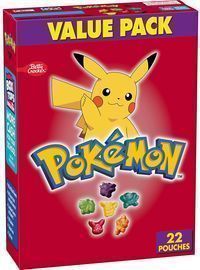 22 Count Pokemon Fruit Flavored Snacks