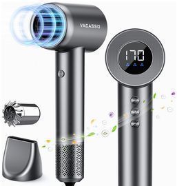 Low Noise Negative Ionic Hair Dryer W/360 Degree Rotating Magnetic Nozzle