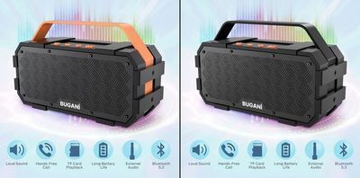 Bugani Portable Bluetooth Speaker W/24H Playtime