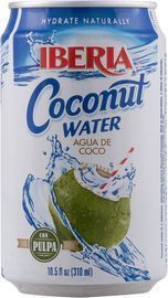 Iberia Coconut Water With Pulp, 10.5oz, 24pk