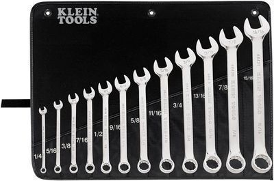 12 Piece Klein Tools Combination Wrench Set