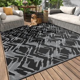 MontVoo 5'x7' Outdoor Waterproof Patio Rug