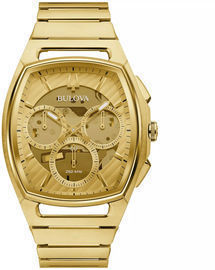 Bulova Men's Quartz Gold-Tone Chronograph 42MM Watch