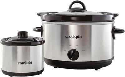 Crock-Pot 5-Quart Round Manual Slow Cooker with Dipper