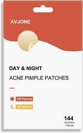 144 Pack Day and Night Hydrocolloid Acne Pimple Patch