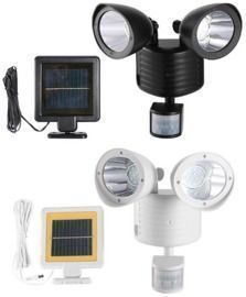 360 Degree Dual Motion Sensor Solar Power LED Security Light by Solarek