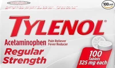 Tylenol Regular Strength Tablets, 100ct