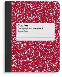 Staples Composition Notebook