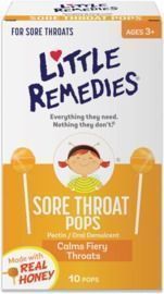 Little Remedies Sore Throat Pops, 10 Pack