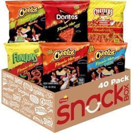 Frito Lay Flamin' Hot Mix, Variety Pack, 40ct