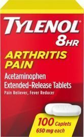 Tylenol 650mg 8 Hour Arthritis Pain Tablets, 100 Count