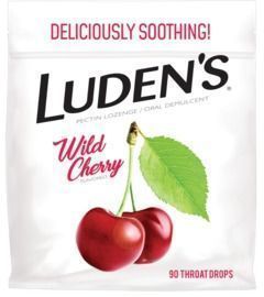 Ludens Soothing Throat Drops Wild Cherry Flavor- 90 Count